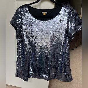 Anthropologie Leifsdottir Sequin Top.